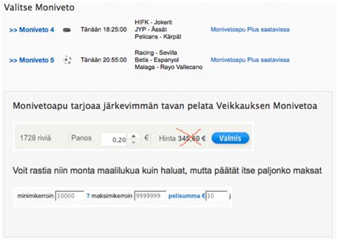 moniveto tänään|Monivetoapu .